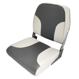 Сиденье виниловое Economy, синее с черным (10268279)